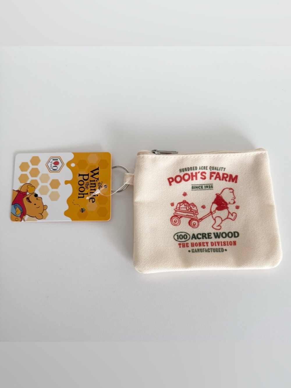 NEW winnie the pooh mini zipper bag / pouch